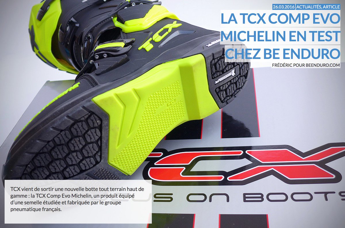 beENDURO's tweet photo. A suivre, notre essai des @TCXBoots #CompEvo #SemelleMichelin --> https://t.co/TXrJmcf2Jd https://t.co/PIWSIytDf8