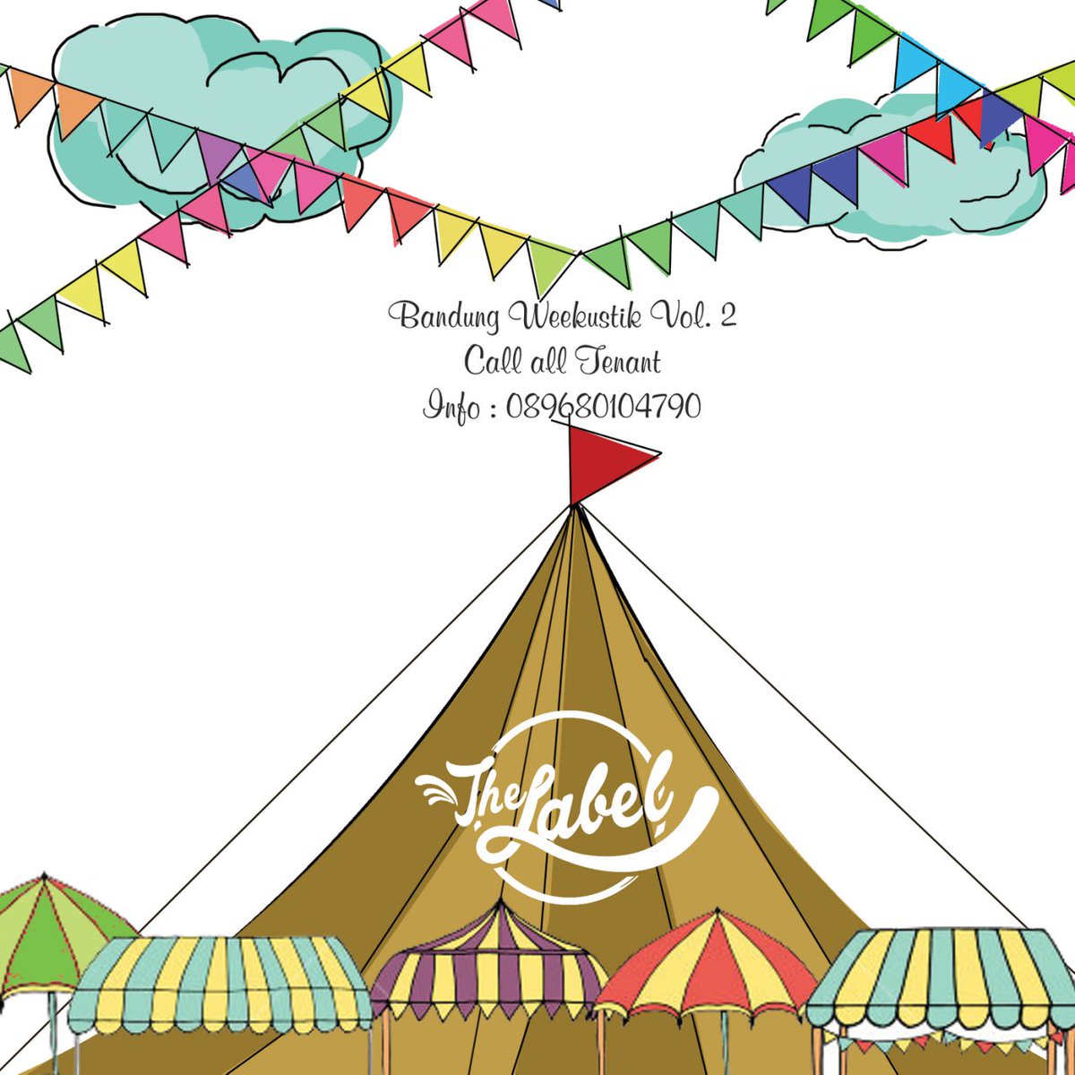 di #BDGweekustikVOL2 ini kita bakalan adain stand buat tenant2 yg mau ikut serta di event ini. info:089680104790