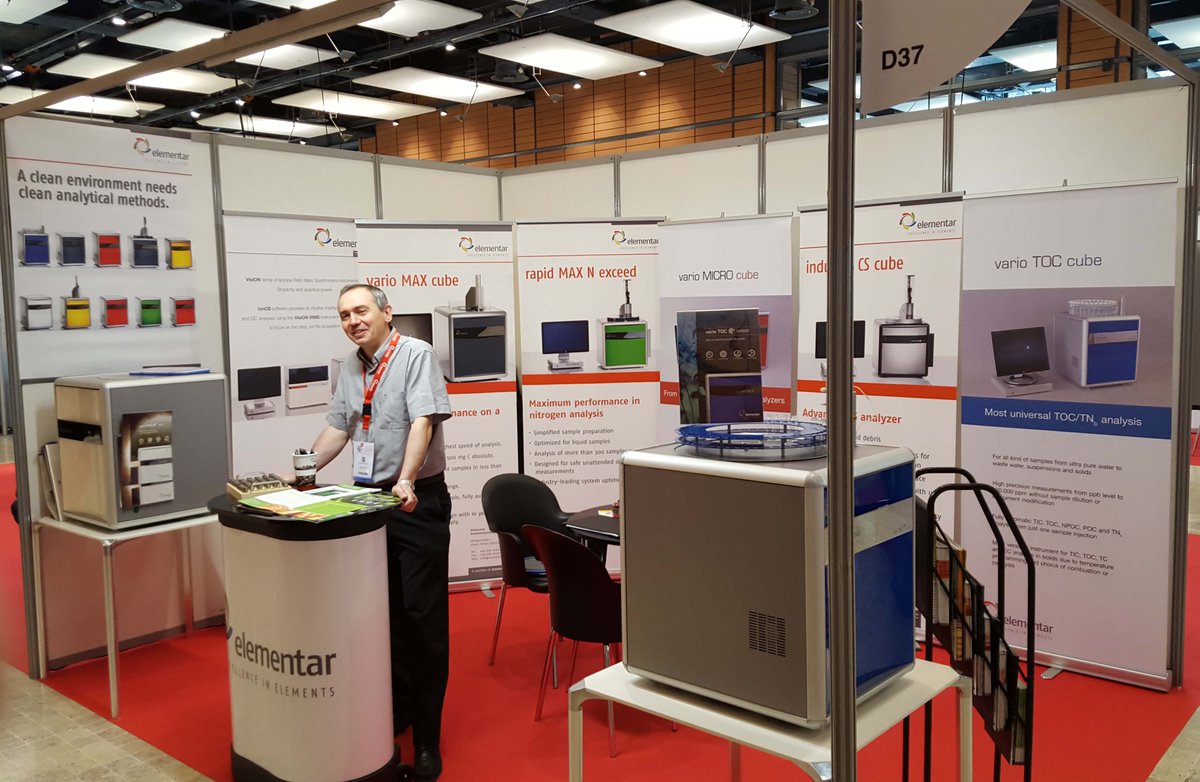 elementargroup's tweet image. Greetings from #ForumLabo, Lyon! Meet the team of #Elementar France at stand D37. #chnos #toc #irms #analysis