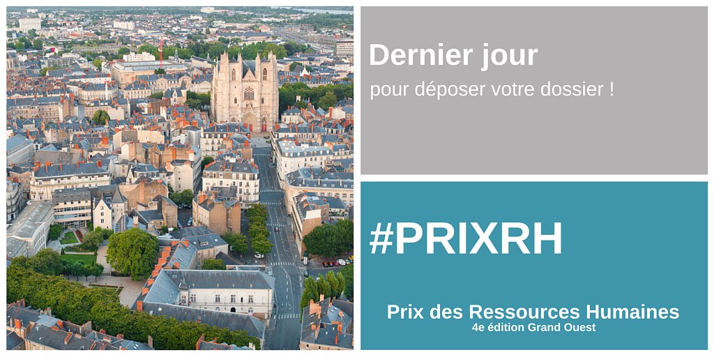 PageAssessment's tweet image. Dernier jour pour déposer votre dossier et participer au #PrixRH Grand Ouest ! bit.ly/1Tvuztv