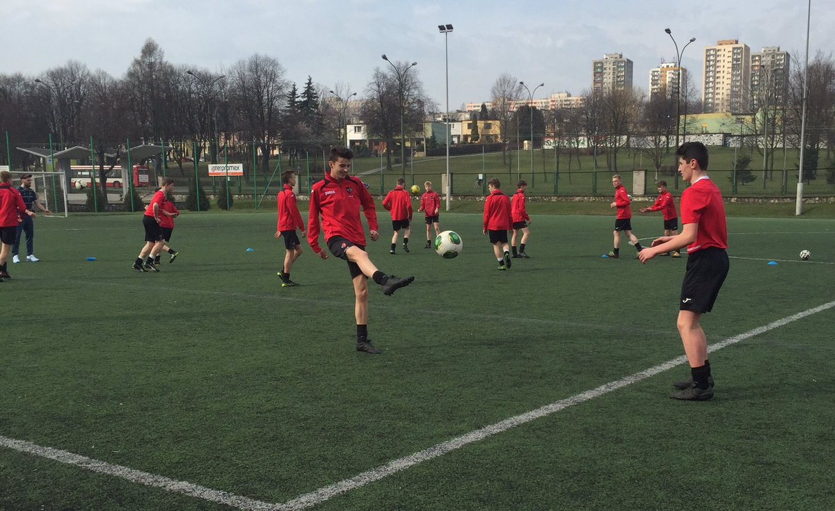 #Exeter morning training session in Bedzin.