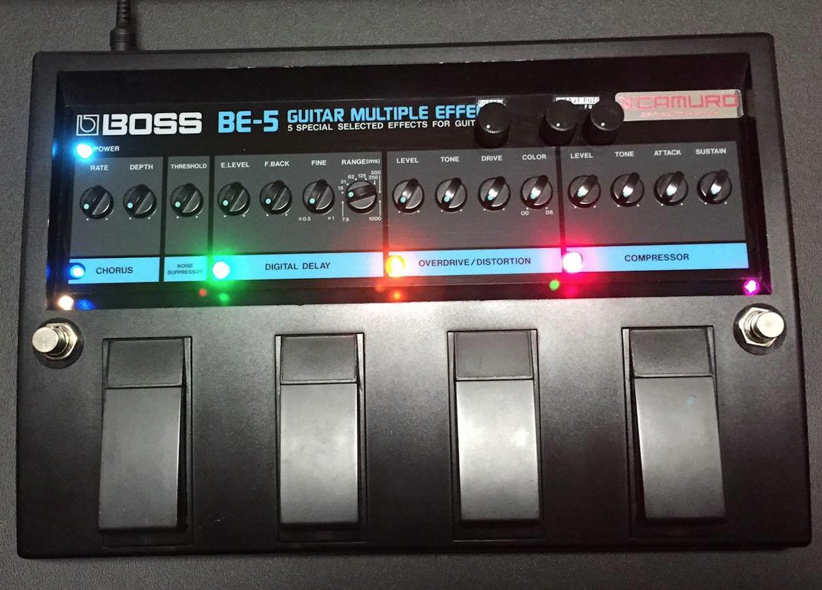 BOSS BE-5 Hi-Fi MOD/ Octave Fuzz & Phaser 今回のBE-5 MODはパーツ