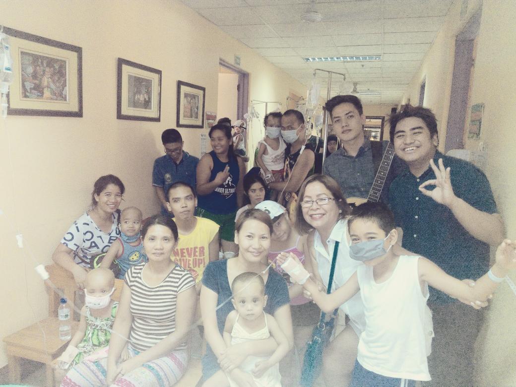 NextOptOfficial's tweet photo. Serenaded cancer patients at SPMC a few hours ago. Seeing happiness through others' eyes is worth more than gold. https://t.co/vhCappctsO