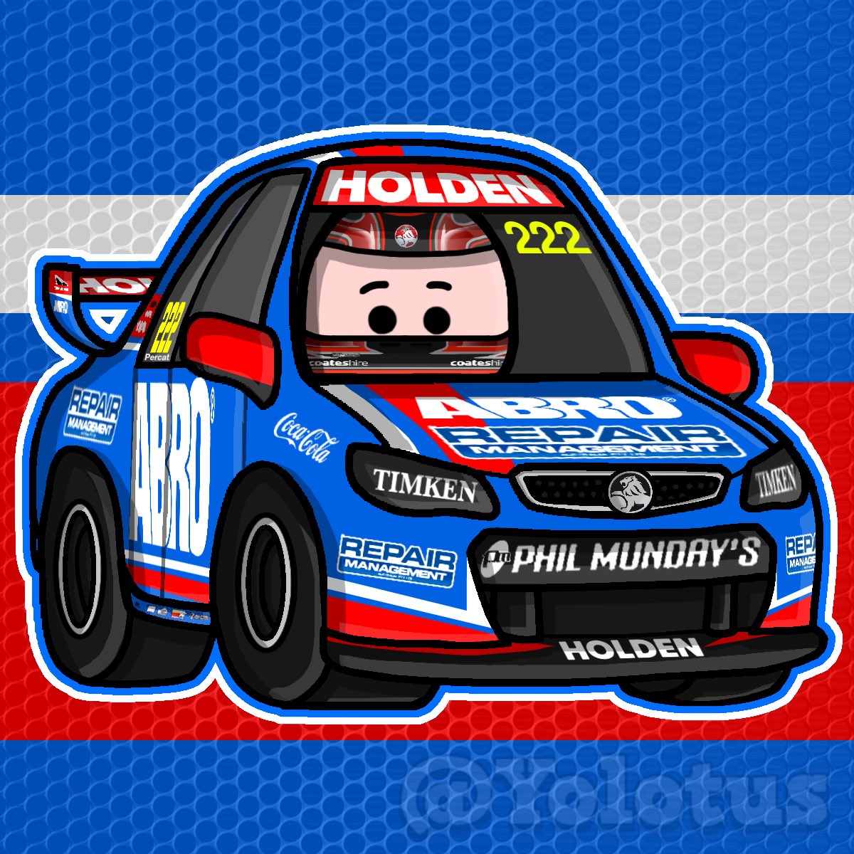 Supercar_Toons's tweet photo. @LD_Motorsport head out to tazzie with new threads courtesy of ABRO #V8SC #Percat #Heimgartner #WarPaint https://t.co/6XGhRZe4Mf