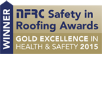 We are proud to announce that we have once again received the NFRC Gold Excellence Award for Safety in Roofing 2015