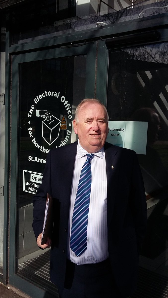 FramccannMLA's tweet photo. At the electoral office this morning with my nomination papers for tha Assembly elections on May 5th. https://t.co/CauB4UeGnt