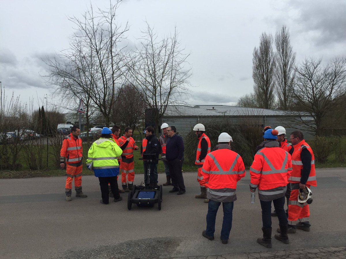 francedetection's tweet image. #Démo#géo-radar pour #Véolia Buchy et Dieppe# par notre chef produit Adrien