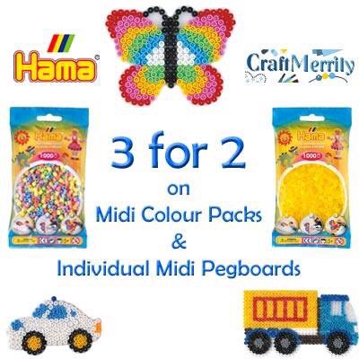 Last day for this offer! 3 for 2 on beads and pegboards. craftmerrily.co.uk/hama-beads.html #hamabeads