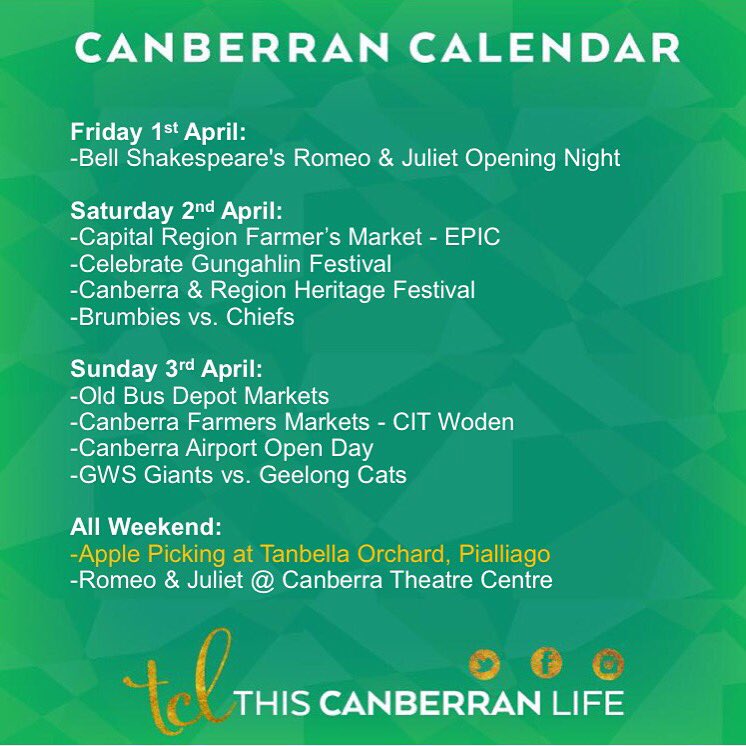 Weekend planning time!!