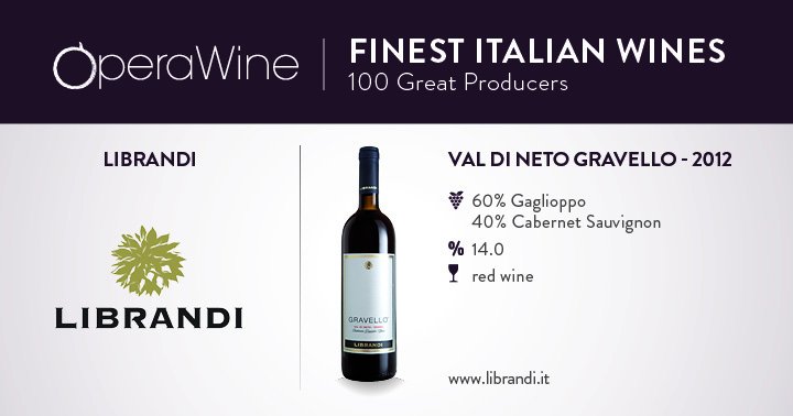 #OperaWine2016 Congratulations to <a href="/IPPOLITO1845/">Ippolito Winery</a> #jermann <a href="/LibrandiWine/">Librandi</a>