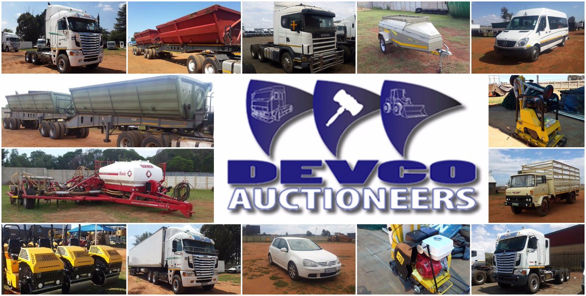 AuctionTraders's tweet image. DEVCO 6/7 April Bank Repo &amp;amp; De-Fleeted Mechanical Horses, Trucks, Trailers, Construction, etc. Contact: 086 294 7001
