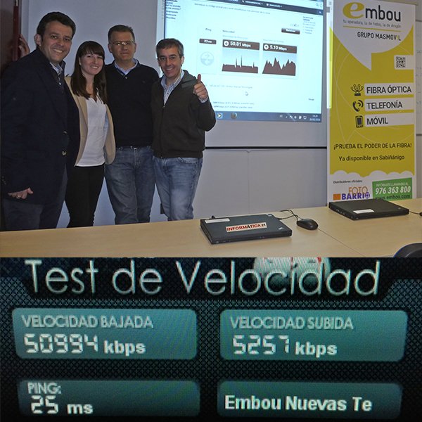 embou_com's tweet photo. ¡Sabiñágino está de celebración! Ayer se realizó la primera instalación de Fibra Óptica ¡TODO UN ÉXITO! @sabi_online https://t.co/gxlvEeCmh3