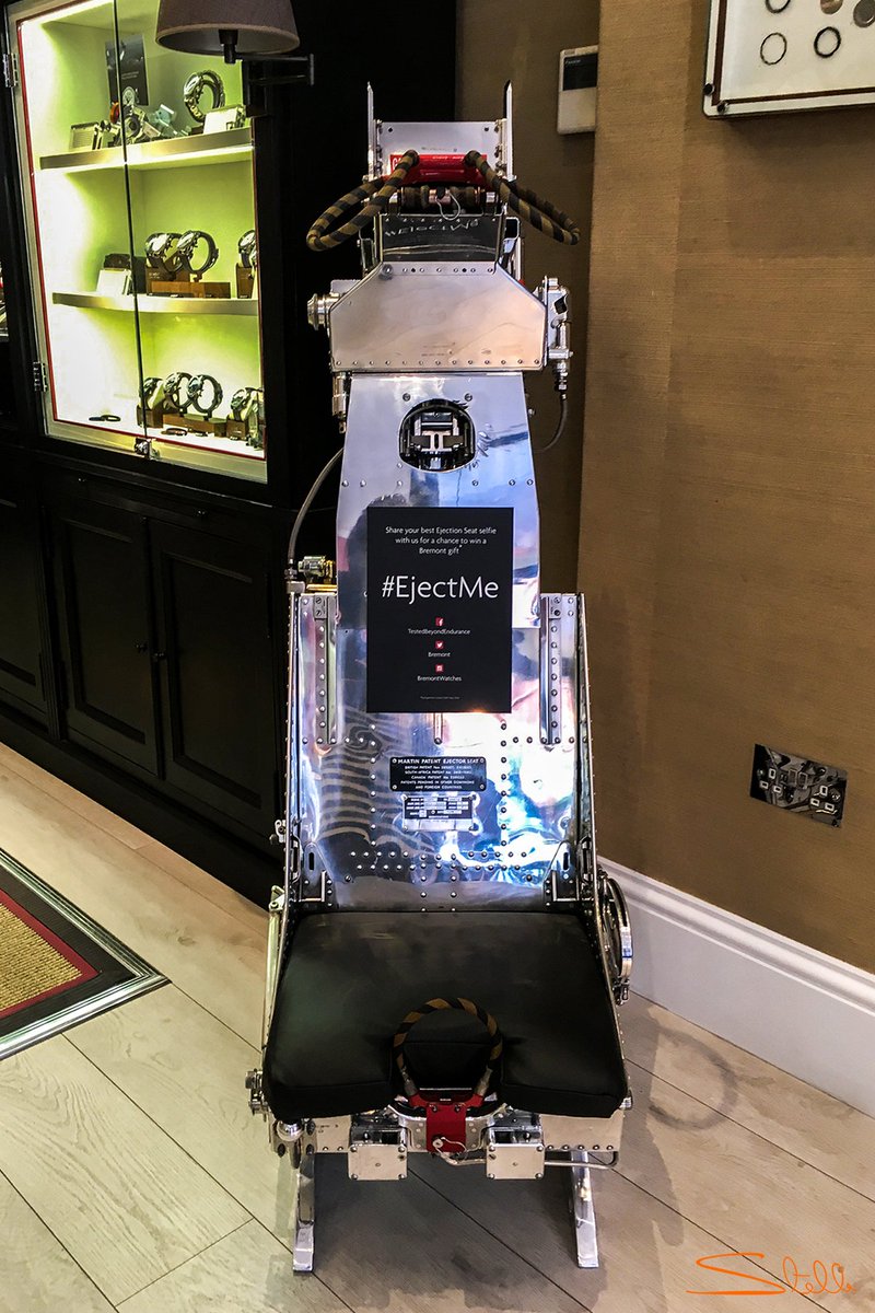 StellaSMS's tweet photo. Come down to @Bremont #Mayfair and take an #EjectMe #selfie https://t.co/8QmYuJytHQ