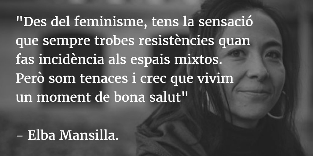 Elba Mansilla de <a href="/ciutatinvisible/">LA CIUTAT INVISIBLE</a> entrevistada sobre #feminisme per la <a href="/La_Directa/">Directa</a>
bit.ly/elba-mansilla