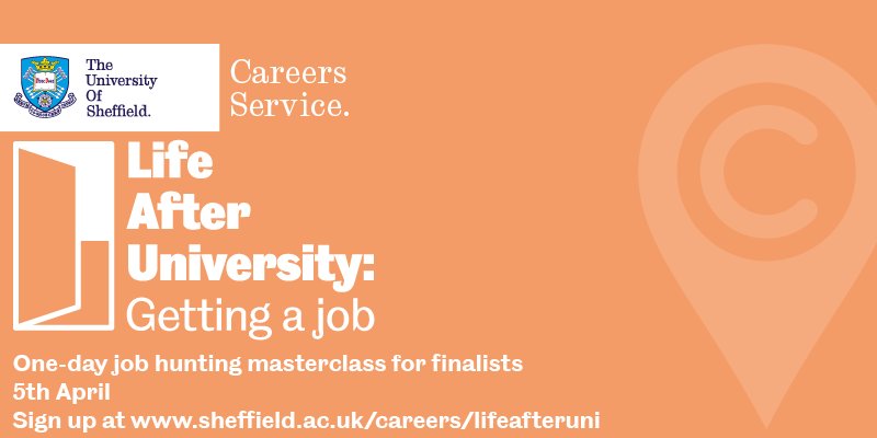 UniShefCareers's tweet image. Coming to #lifeafteruni workshop on Tuesday? Remember to pay £15 deposit to secure a place! sheffield.ac.uk/careers/lifeaf…