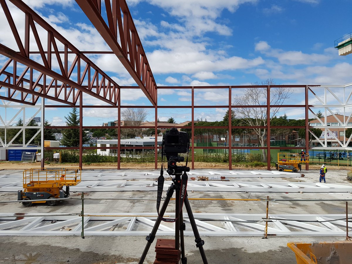 javier callejas (@javiercsevilla) on Twitter photo Montaje de nueva estructura de Alberto Campo Baeza Montaje de nueva estructura de Alberto Campo Baeza