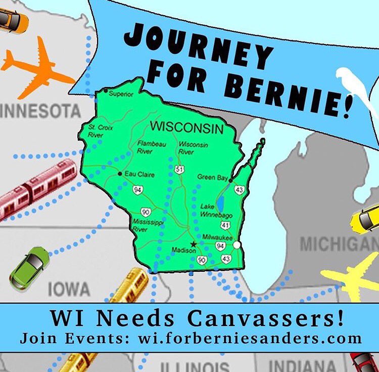 People4Bernie's tweet image. Please help! This is important. Wi.berniesanders.com #FeelTheBern
