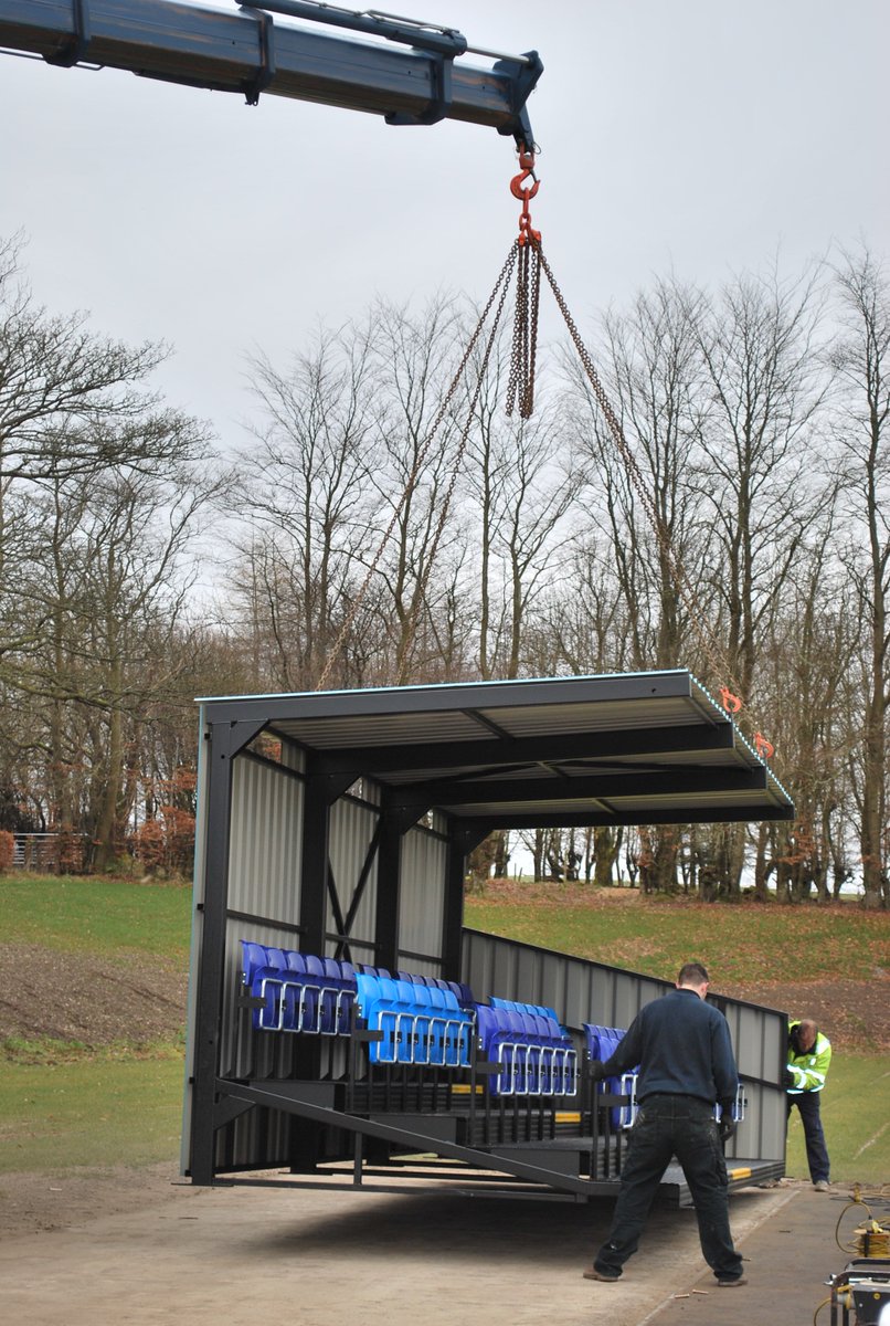 OldGlenalmond's tweet photo. The stand has arrived .... #neish's #glenalmondcollege #oldglenalmond #coll https://t.co/8N5iSYbA5l