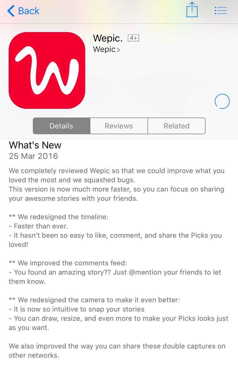 WepicApp's tweet image. In case you're wondering what's news in Wepic 2.3.0 ;-)
bit.ly/wepic-app