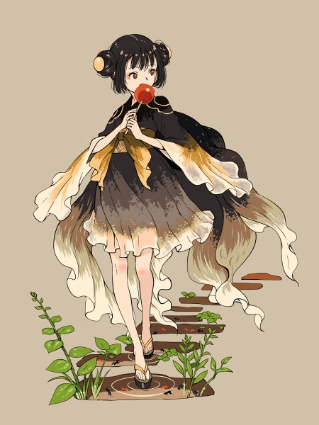 出目金浴衣 黒は難しい 拓のイラスト 出目金浴衣 黒は難しい 拓のイラスト