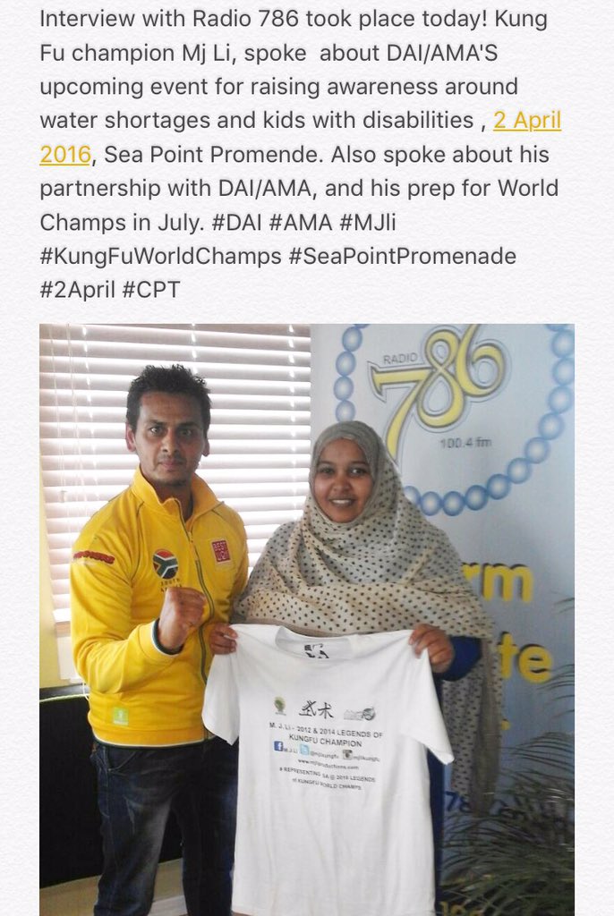 AMASADirectAid's tweet photo. #RADIO786 #Interview #DAI #AMA #MJLI #Partnership https://t.co/YqPeclFP8O