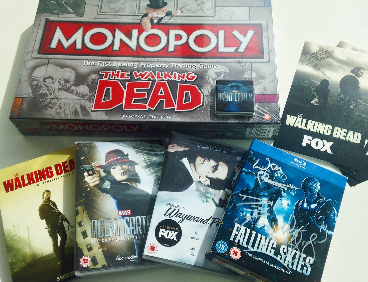Slyeagle1's tweet photo. β@FOXtvUK: RT for the chance to win from #AgentCarterUK, #TheWalkingDeadUK & more! Terms: https://t.co/DCZy7kNk2Z https://t.co/6CYdeV7Bobβ