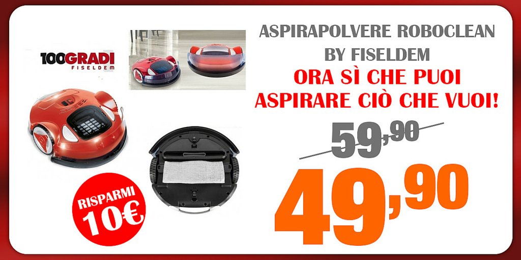 grecoshop's tweet image. #Fiseldem e #Grecoshop per un #roboclean #speciale a #prezzospeciale #offerte #bigdeals #bigofferscoming #newarrival