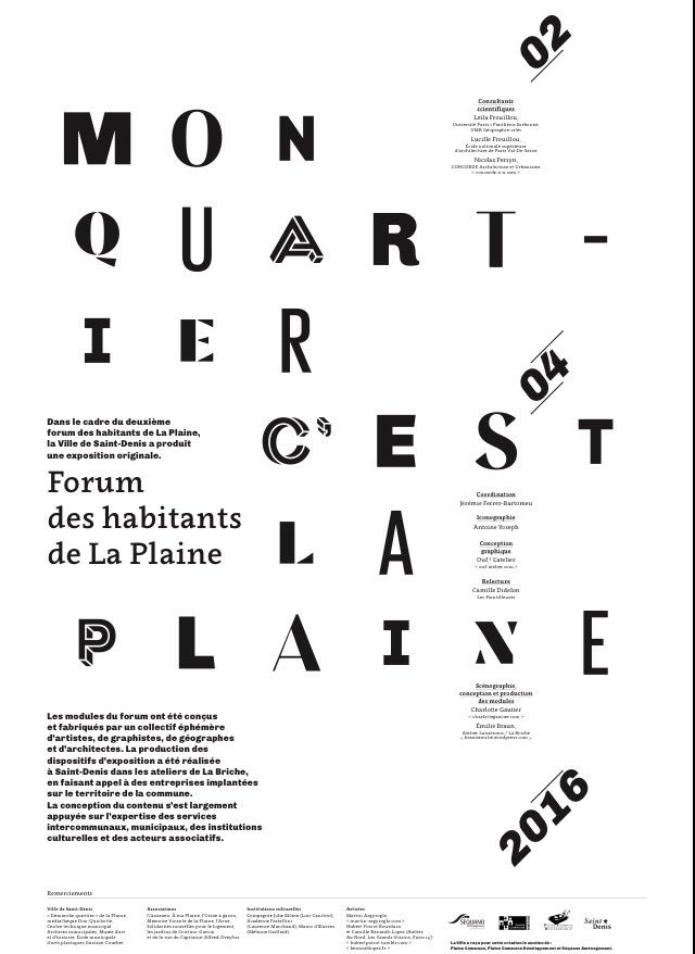 Samedi, 11h-17h nous vous présentons notre expo dans le cadre du Forum des habitants. <a href="/VilleSaintDenis/">Ville de Saint-Denis</a> <a href="/ouf_atelier/">Ouf! l'atelier</a>