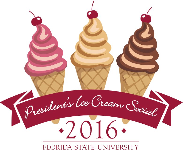 FloridaState's tweet photo. PSA: Free Ice Cream on Landis Green. April 6th =🍦🍦🍦https://t.co/eYOfXBPZQc https://t.co/RynQKbpf91