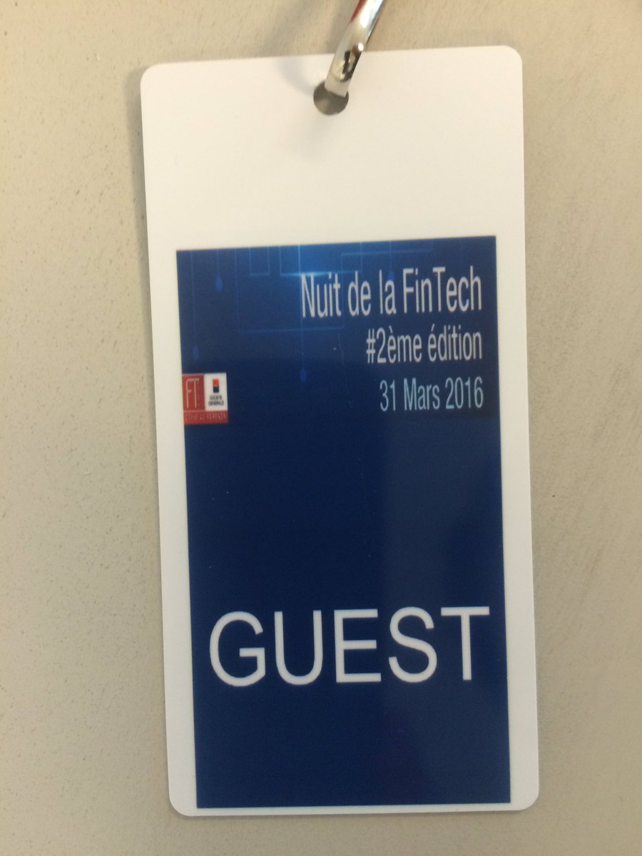 AdrienBlind's tweet photo. 90mn to major #fintechnight event by #fintechstartupsfrance hosted at #societegenerale! Are U ready? @SG_InsideIT https://t.co/2p6w7eWR7o