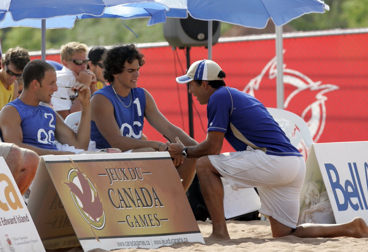 CanadaGames's tweet image. #TBT to the 2009 #CanadaGames Beach Volleyball Men's Final // Retour à la finale de volleyball des Jeux de 2009