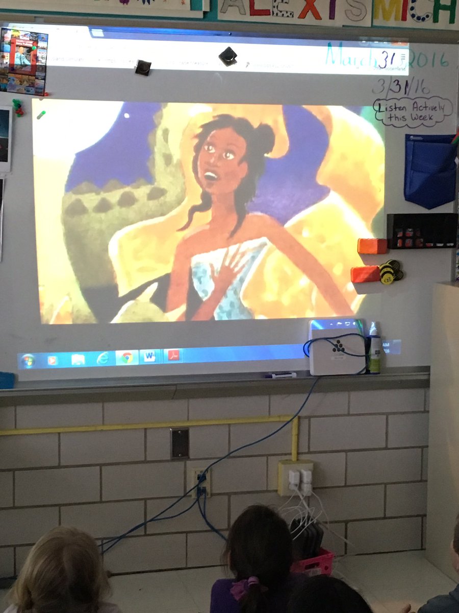 KariAddington's tweet photo. Using iMovie @kathyswanson73's 2nd graders created book trailers #Cinderellastories #faitytaletemplate #ipadpower https://t.co/QDCTjvNi3O