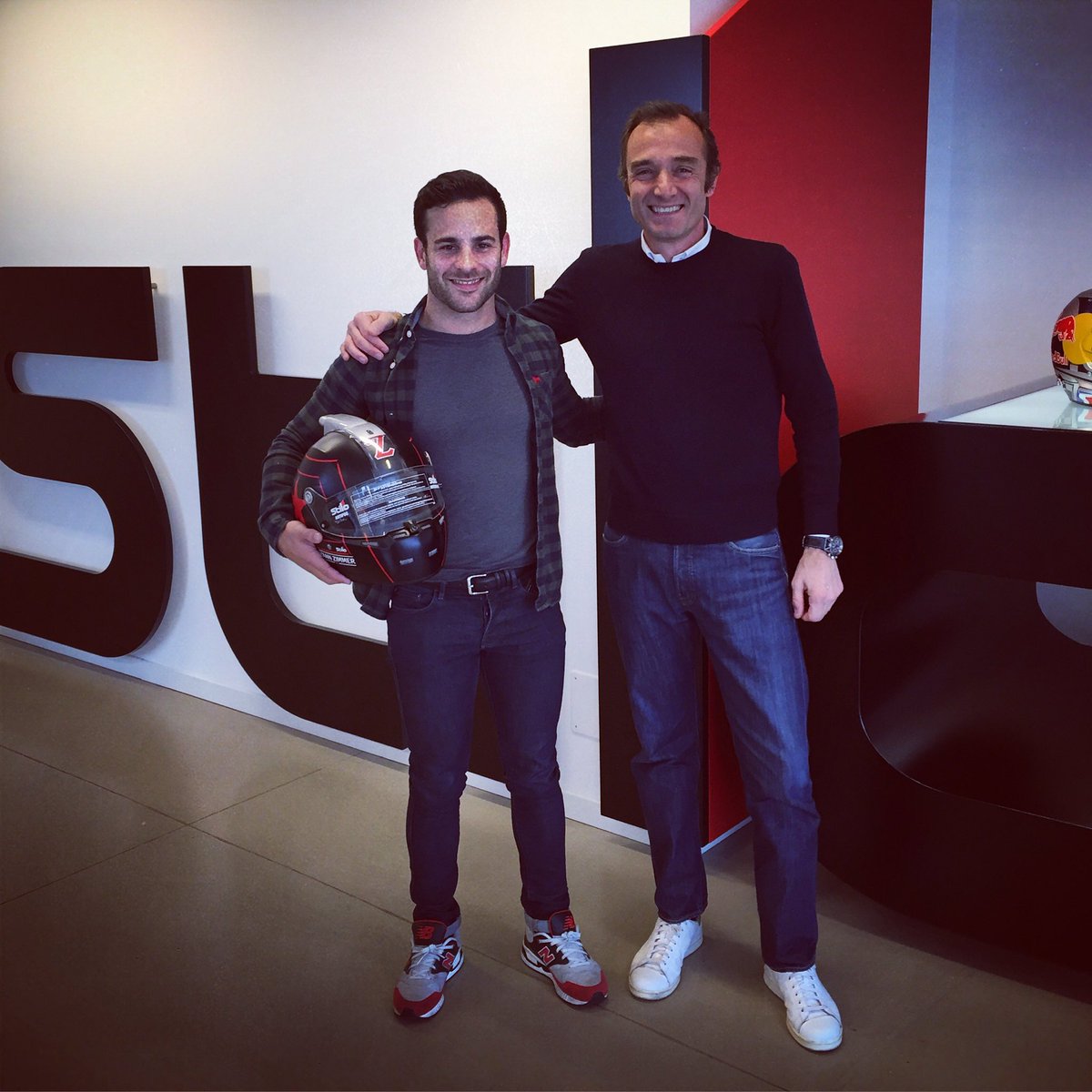 YannZimmer's tweet photo. Ready to race! Thanks @StiloOfficial #MartyDesign 🏁🔝 #NASCAR https://t.co/24qTHKkr5P