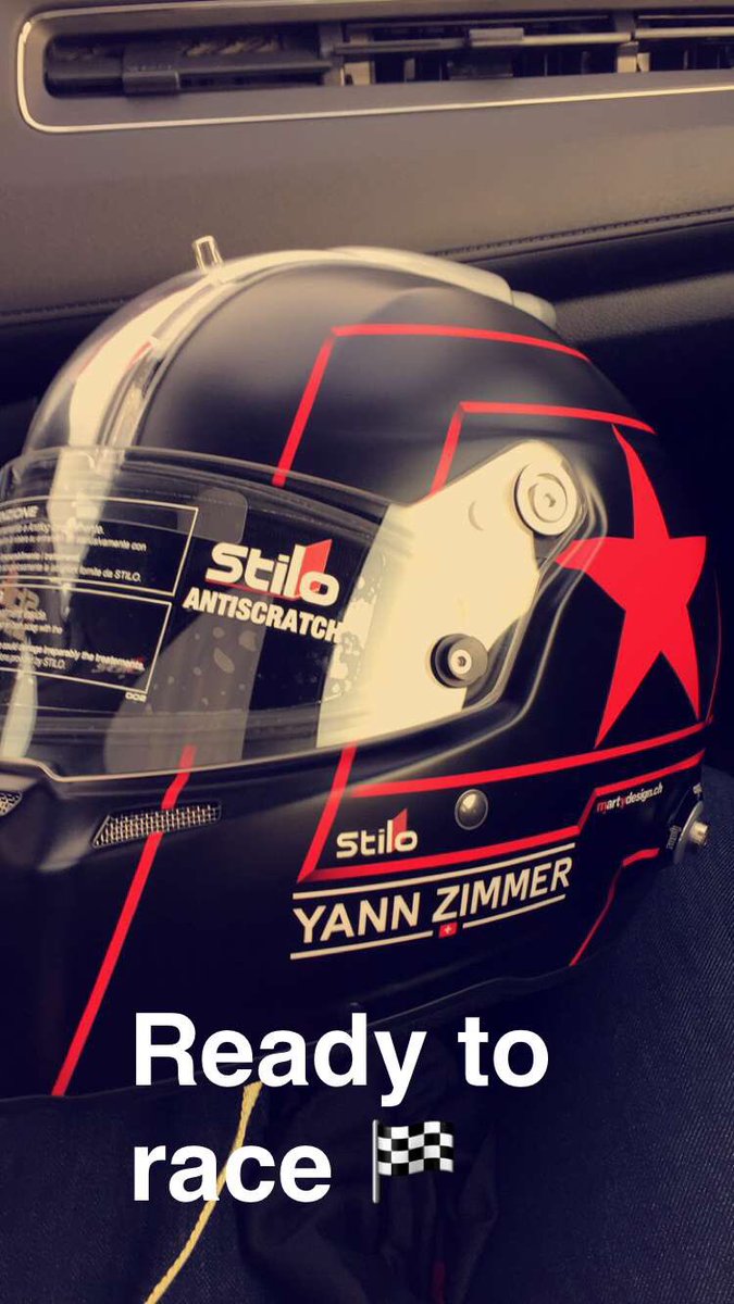YannZimmer's tweet photo. Ready to race! Thanks @StiloOfficial #MartyDesign 🏁🔝 #NASCAR https://t.co/24qTHKkr5P