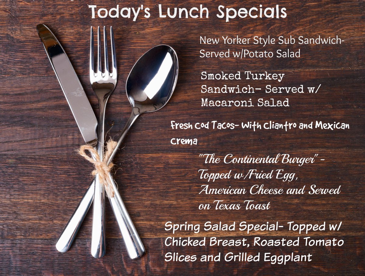 Today's Lunch Specials!
Tacos &amp; Turkey so tasty, oh my! #RT #lunch #lunchbunch #lunchbox #lunchbeat #roanoke #follow