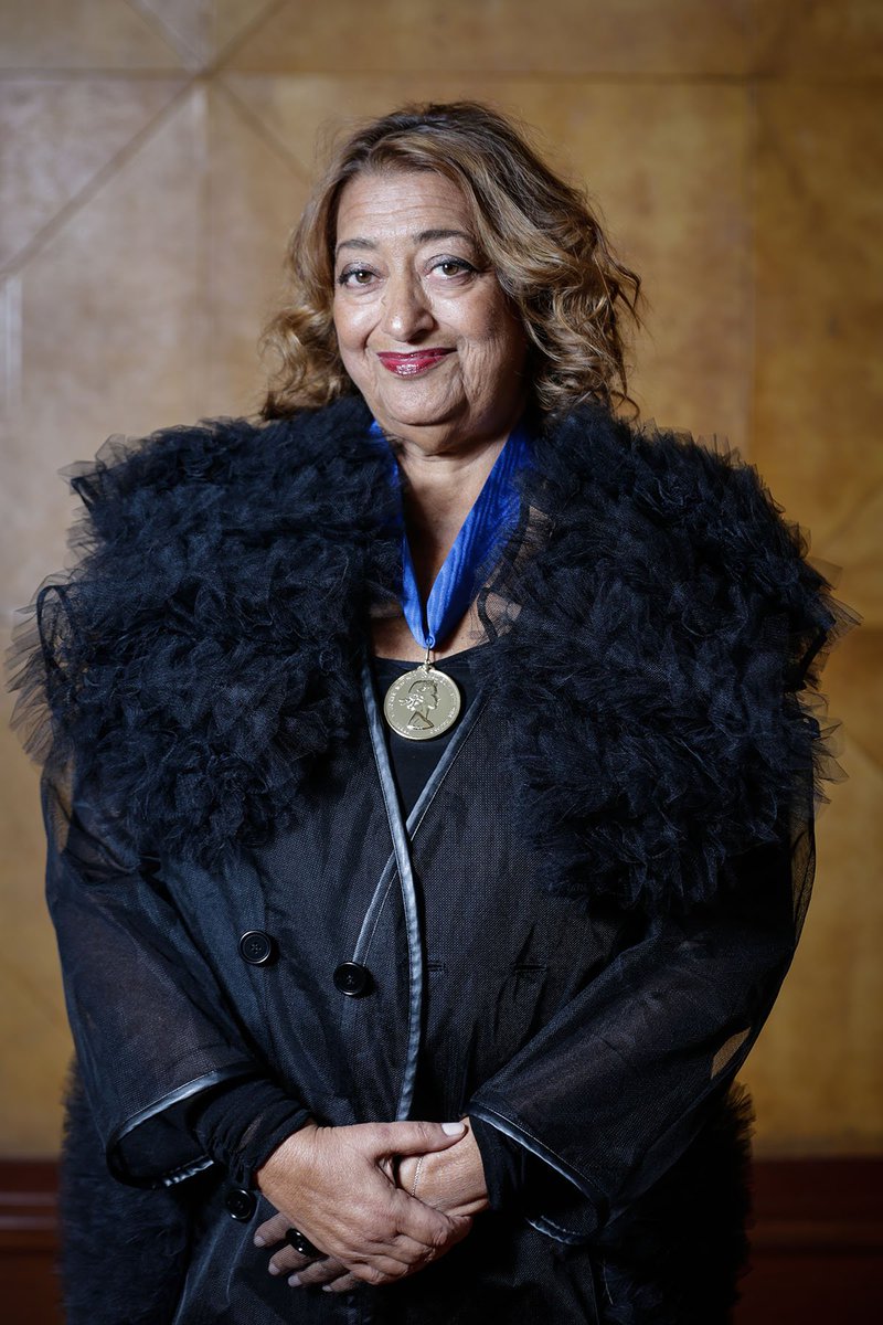 WACommunity's tweet photo. Zaha Hadid was the first woman to receive the RIBA Gold Medal in recognition of her work: https://t.co/zX9Vcd0CfO https://t.co/z0tBzV7HgC