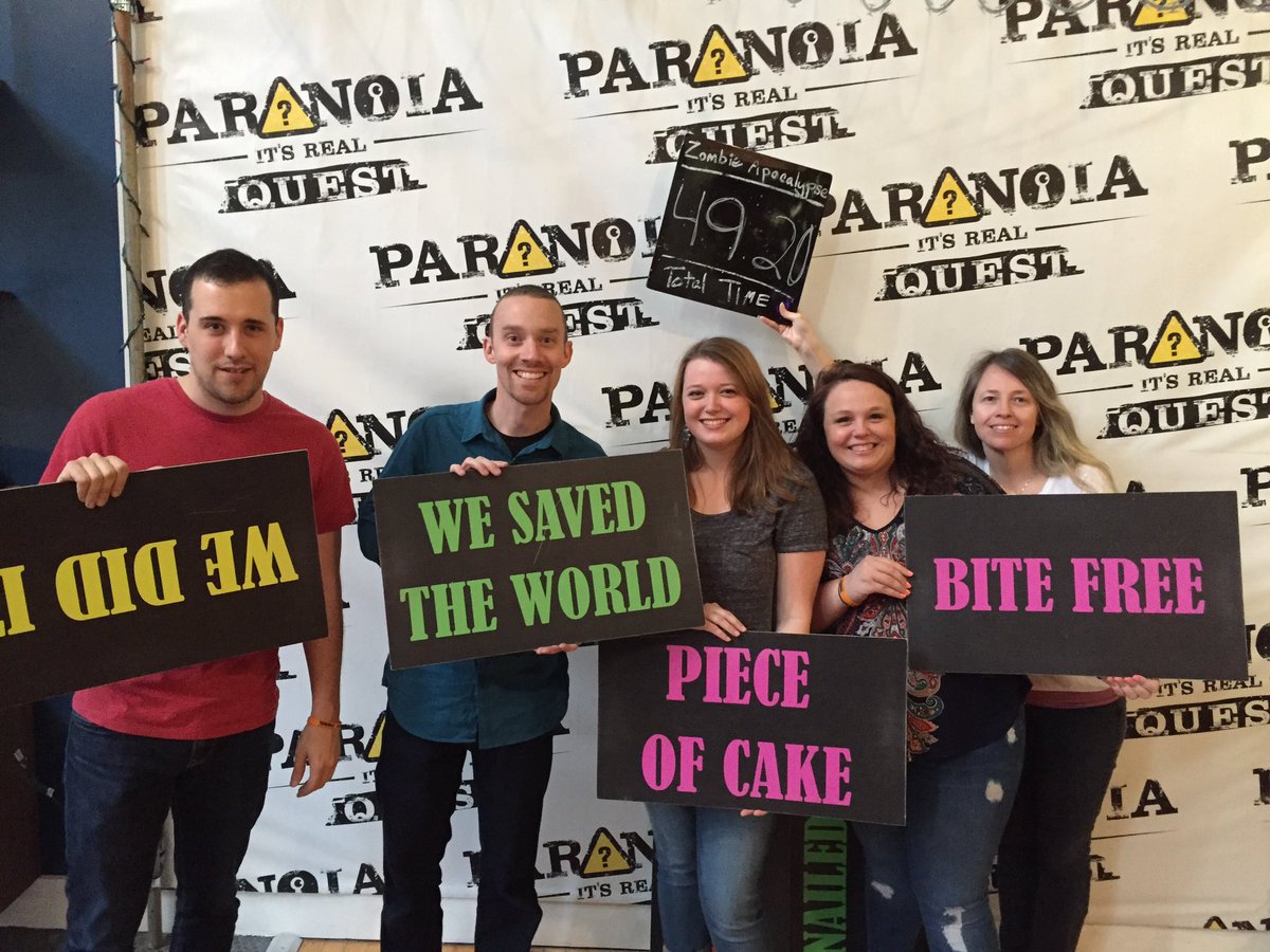 scwalters's tweet photo. So proud of the team from the @OrchardChurchGA we defeated #paranoiaquest and saved the world! #ilovemystaff #goteam https://t.co/D6WlP4PMZ1