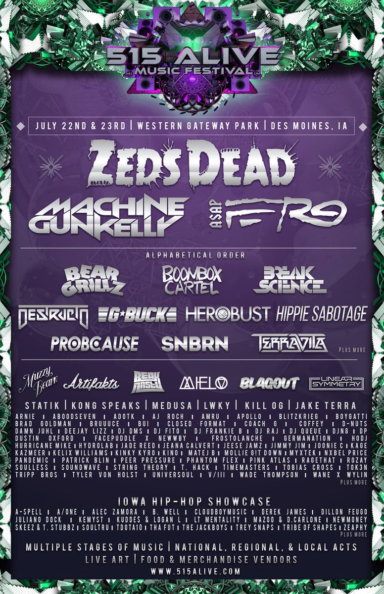 515AliveFest's tweet photo. Official #515Alive2016 Lineup

Follow everyone tagged &amp; RT to win 2 VIP tickets! Tickets at https://t.co/yAG84IeT4k! https://t.co/5vWP0J84pv