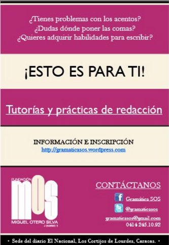 ElNacionalWeb's tweet photo. ¿Tienes problemas con los acentos? a partir de abril te ofreceremos tutorías y prácticas de redacción https://t.co/MvwRb0bMnM