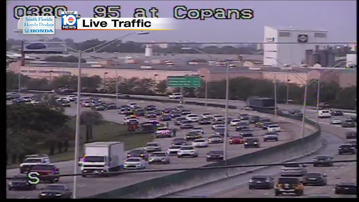 Car fire clearing on I-95 NB and Copans Rd #TRAFFIC https://t.co/sBDjyhmb7P