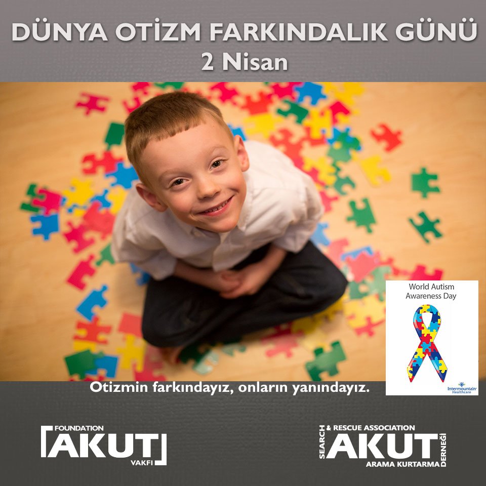 Otizmin farkındayız, onların yanındayız.