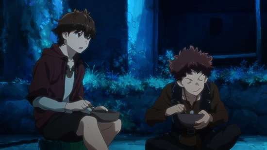 Tvアニメ 灰と幻想のグリムガル グリビアの泉 グリムガルでの服装 ハルヒロたちはグリムガルに来て間もないころ お金が無いので元の世界の服を着ています 続く グリムガル T Co Cppmrqsjzp