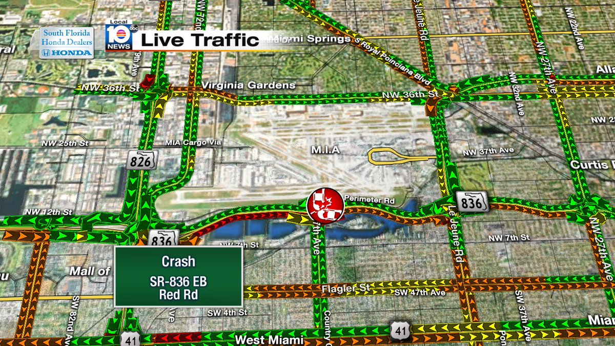 Accident on SR-836 EB and Red Rd #TRAFFIC #MIAMI https://t.co/OSfECwj7Vt