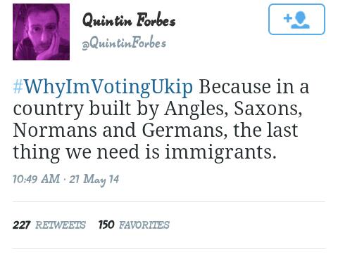 dianapop's tweet photo. Ah, the "moral outrage" of the #WhyImVotingUkip crowd. https://t.co/5XGb5ovVXL Good ol' fun: https://t.co/8MvFfALipc https://t.co/Cs7106sfoj