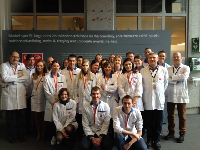 mobius_eu's tweet photo. De gemba walk in #Barco tijdens het netwerk #lean en #procesverbetering van vorige week was een groot succes ! https://t.co/lb1eAIbLEU