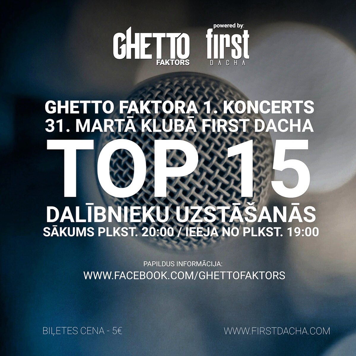 Nepalaid garām šodienas Ghetto Faktora PIRMO koncertu! Daudz talantīgu cilvēku! Nenožēlosi!