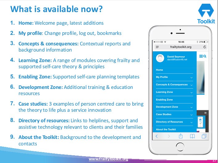NHS_ICB's tweet photo. What's available on the #frailty app: #LTCImp https://t.co/8nGzGT9zcJ