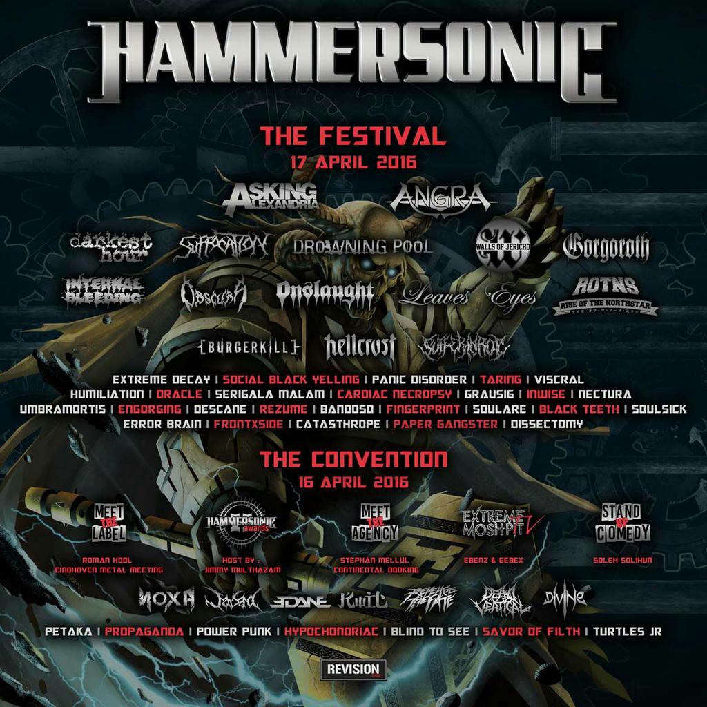 Sebarkan poster resmi #MagnitudeHammersonic #SoulOfSteel