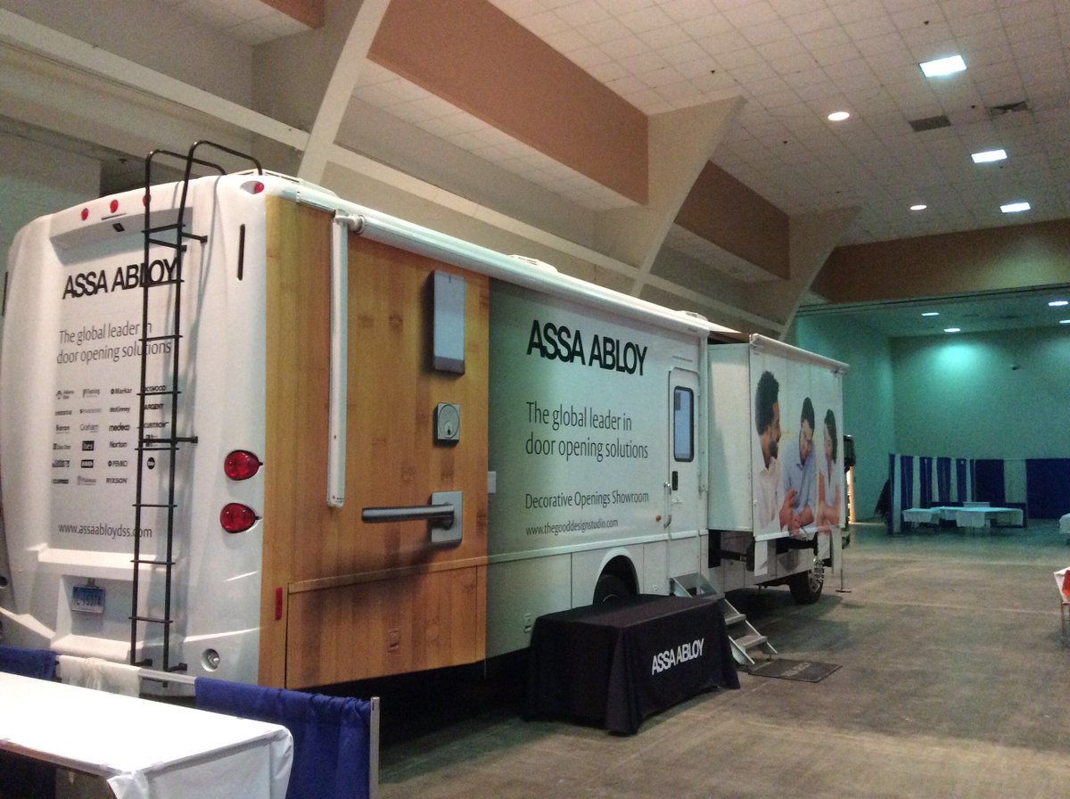 ASSAABLOYtours's tweet photo. #TBT to the WV Design Expo last week, with our #Deco Showroom! @dss_tri @ASSAABLOYDSSUS #Solutions2u https://t.co/7kt9Tabi4z