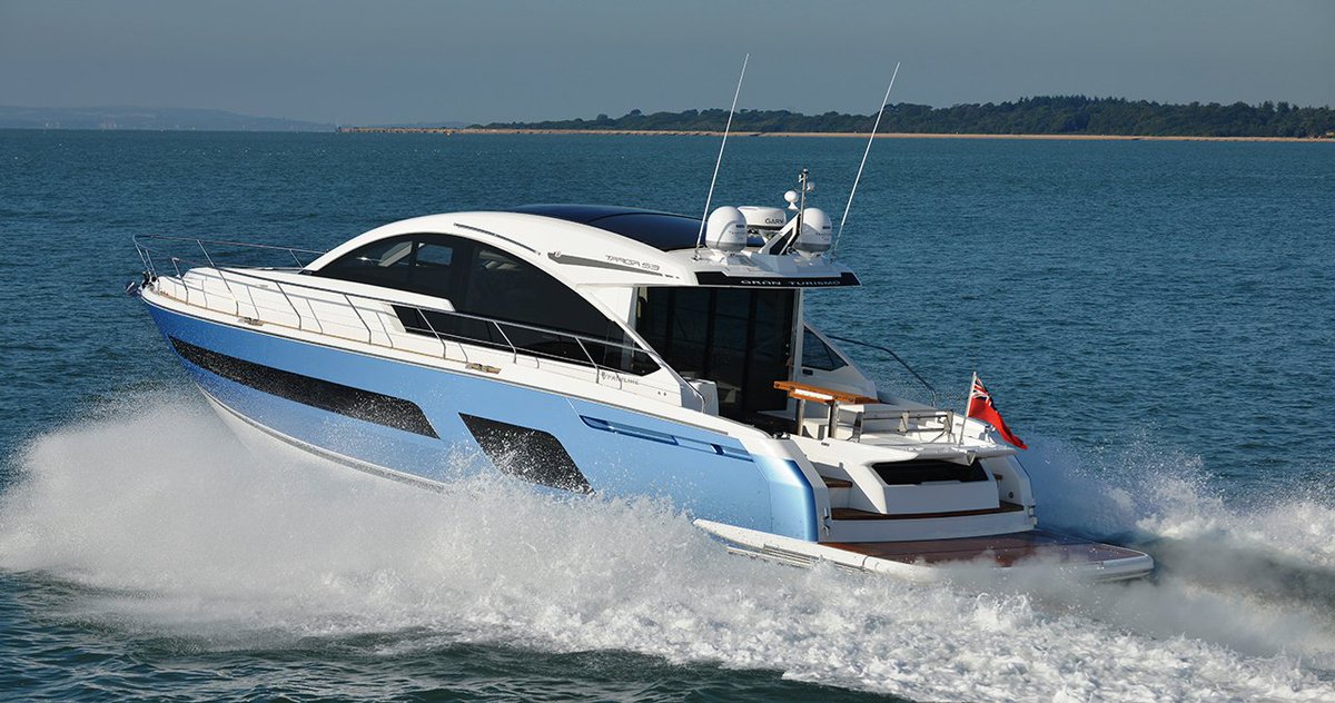 Meet the Fairline Targa 53GT—a sleek express cruiser with some great design ideas. ▶ bit.ly/1Snxb8A